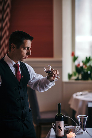 Sommelier, Nautika restaurant, Dubrovnik, Croatia